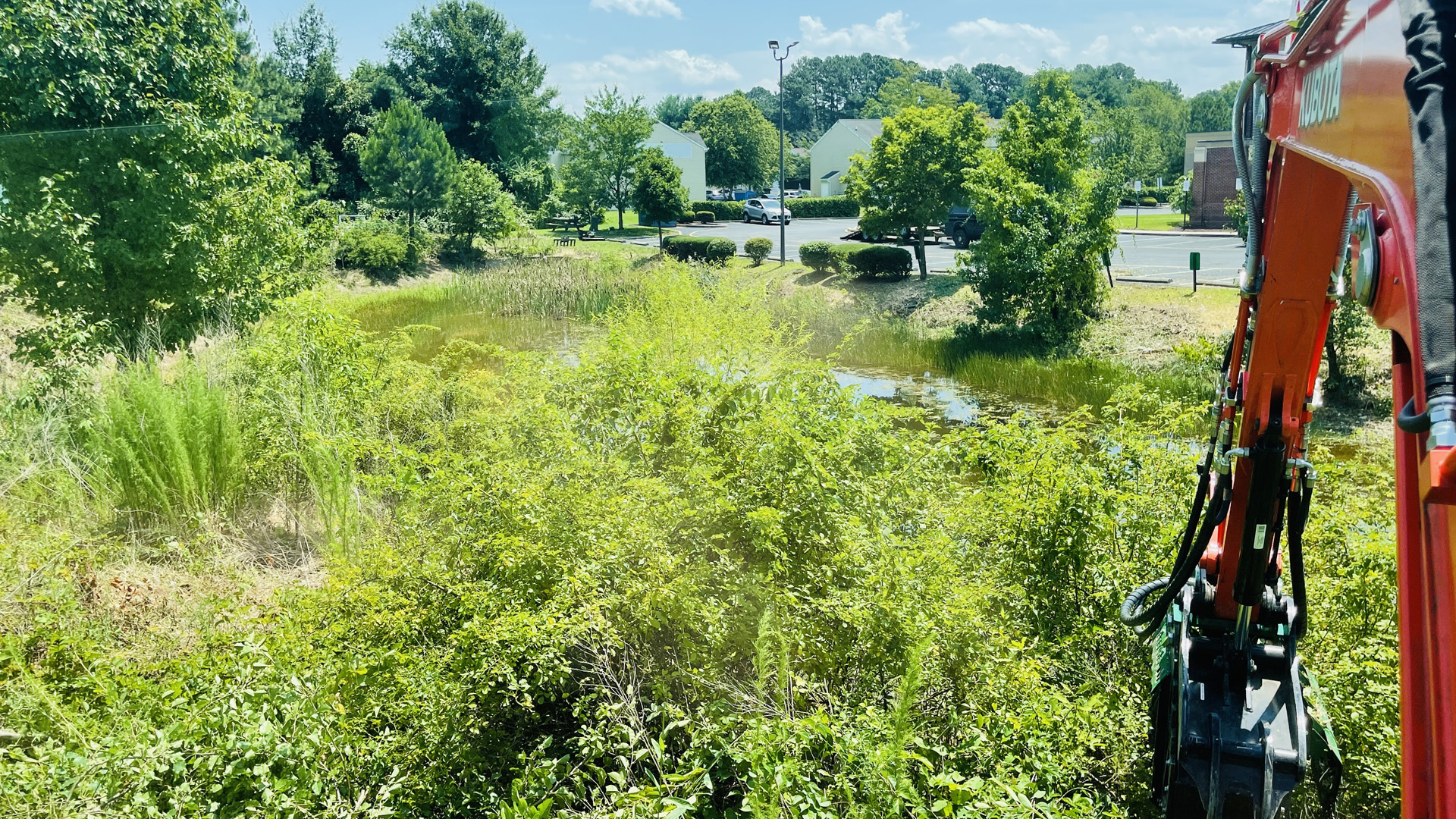 Commercial Retention Pond Restoration & Ongoing Maintenance