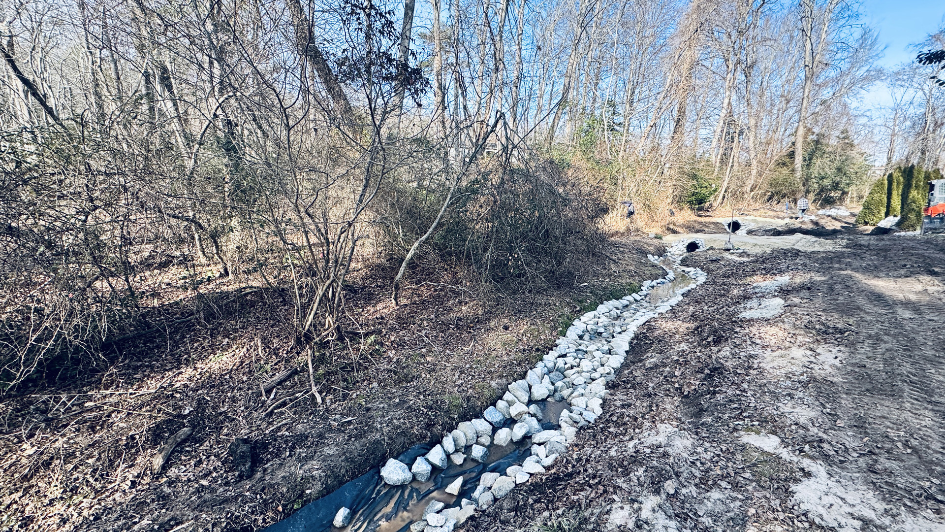 Residential Drainage Ditch Restoration and Erosion Control